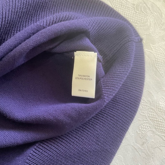 New With Tags Cable and Gauge Cardigan Sweater Size Small Button Front Blue - Picture 10 of 11